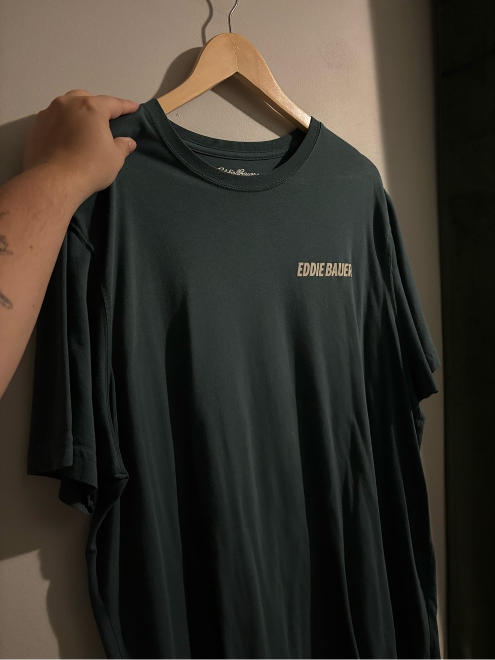 Eddie Bauer Forest Green Short Sleeve Crew Tee